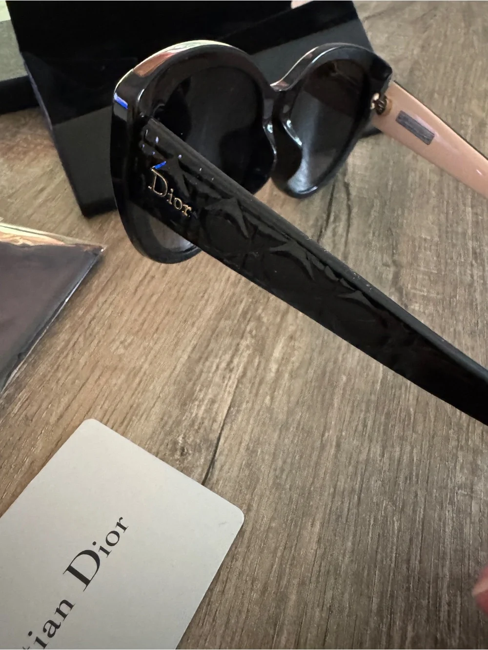 Dior Lady Dior Black Cat-Eye Sunglasses
